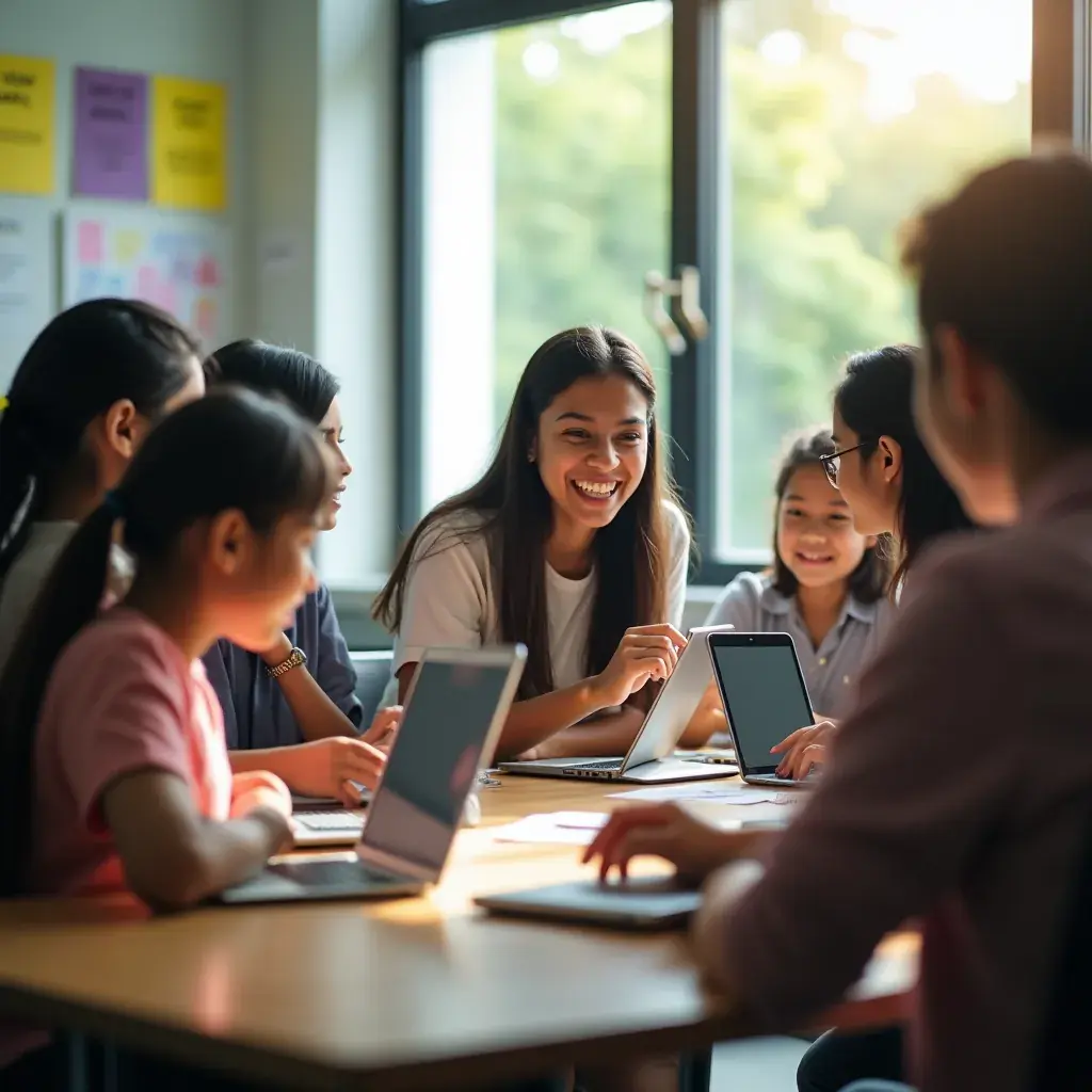 Modern office environment