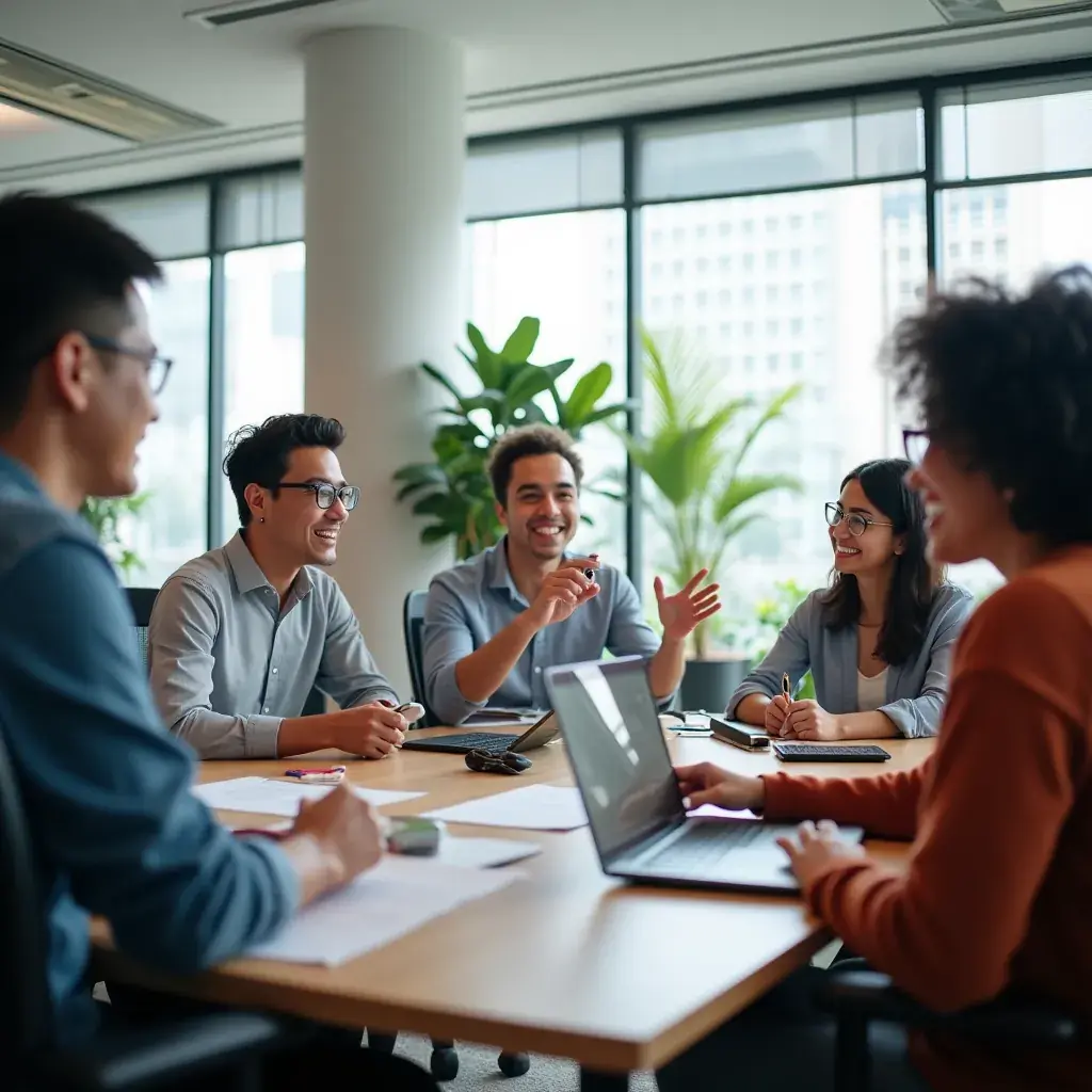 Professional business solutions illustration